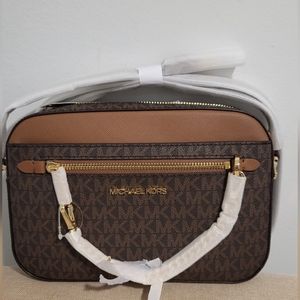 MICHAEL KORS Jet Set Large Logo Shoulder Bag